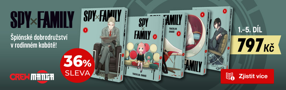 Speciální balíček: Prvních pět dílů manga série Spy x Family!
